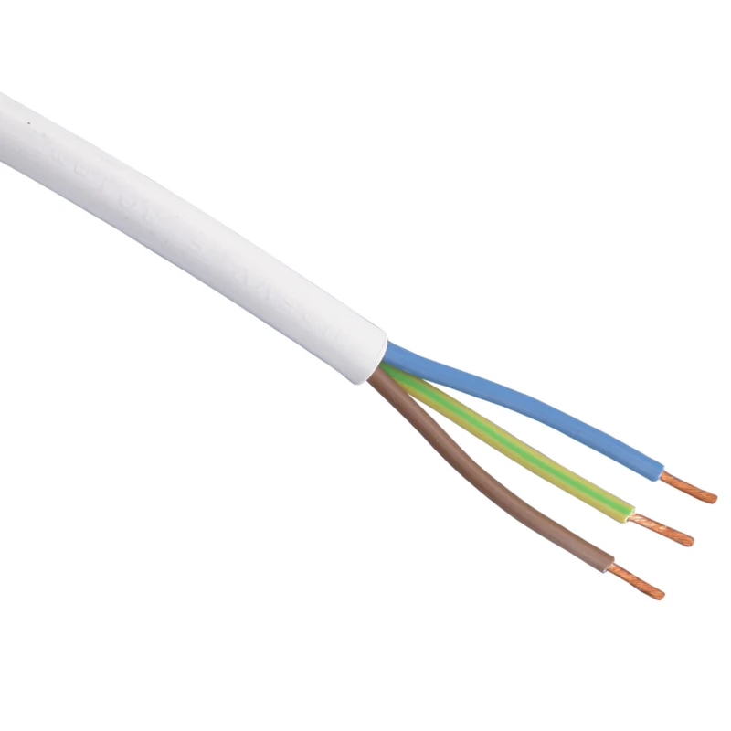 MARQUE MAISON - cordon de connexion 3x1,50mm 5,0 m blanc