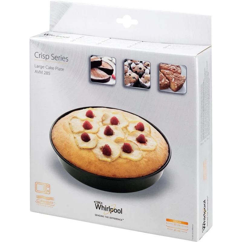 WHIRLPOOL - gâteau croustillant en assiette grand Ø26-28cm H5,5cm - AVM285