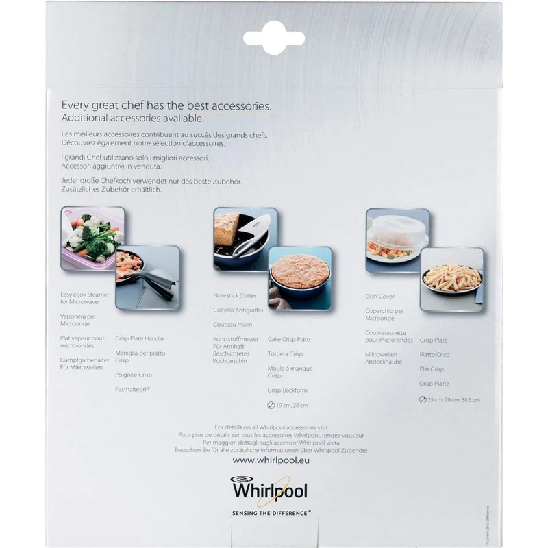 WHIRLPOOL - gâteau croustillant en assiette grand Ø26-28cm H5,5cm - AVM285