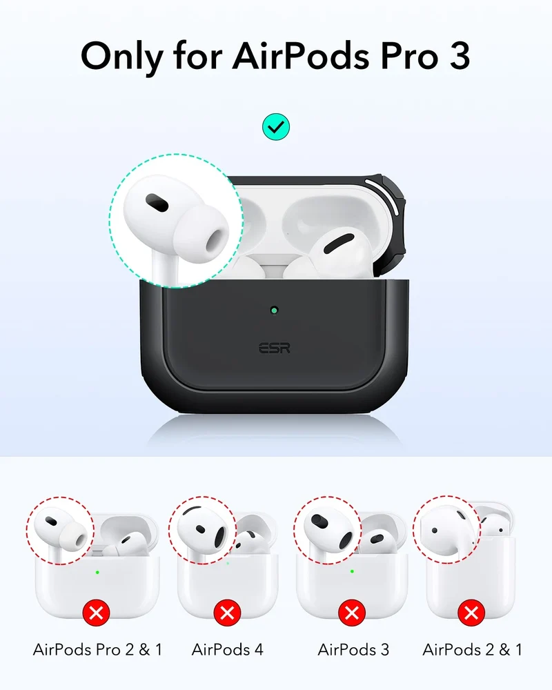 15W CryoBoost Car Charger and AirPods Pro 3 Orbit Case Bundle-Black