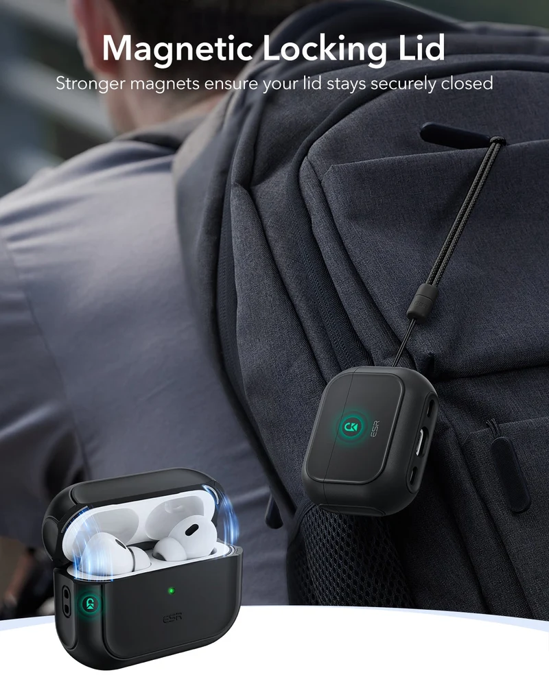 15W CryoBoost Car Charger and AirPods Pro 3 Orbit Case Bundle-Black