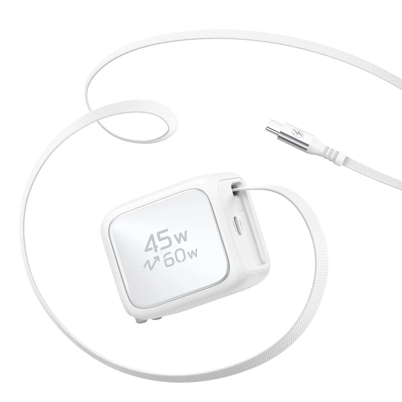 Xtend 45W Retractable Charger - US Plug - Burgundy
