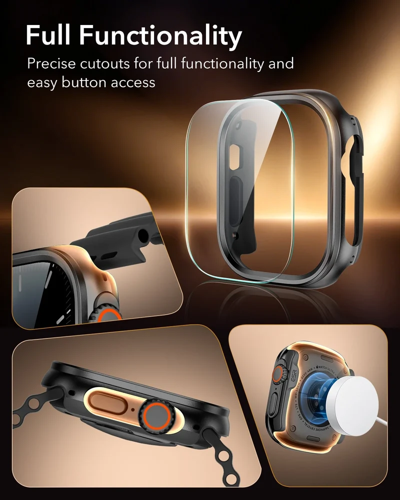 ESR Equinox Watch Band Ultimate Bundle for Apple Watch - Starlight Band / Black Case