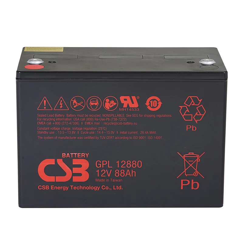 GPL12880 AGM Battery Gr 27 12V 88Ah