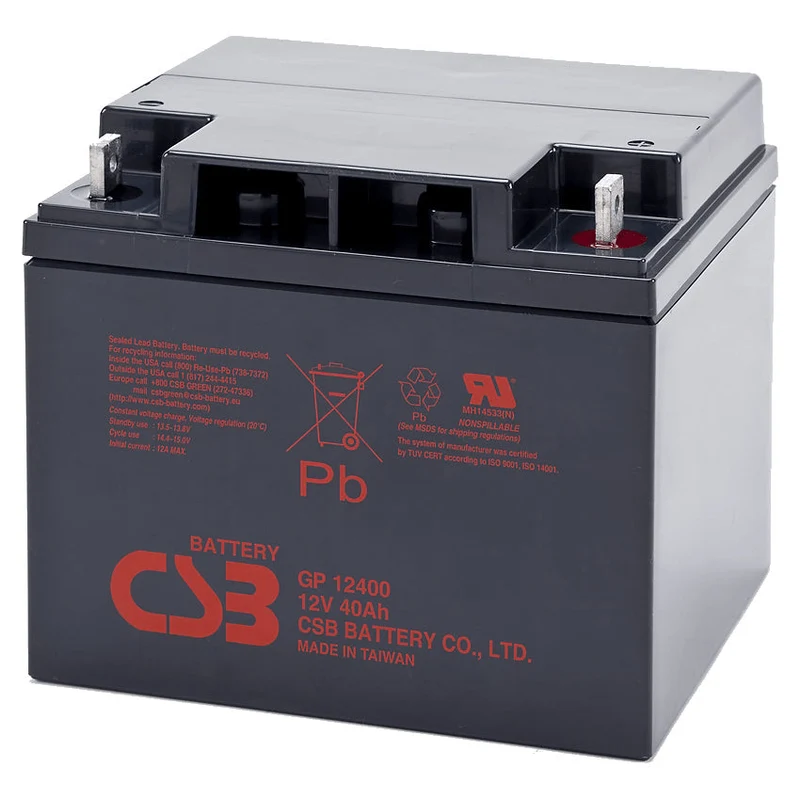 GP12400 AGM Battery 12V 40Ah