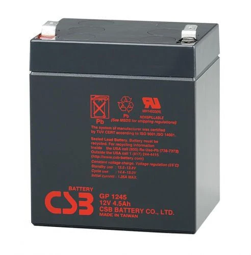 GP1245F1 AGM Battery 12V 4.5Ah