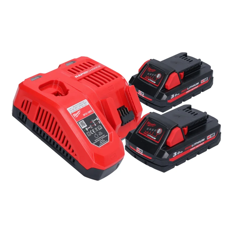 Milwaukee M18 FBLG3-302 Souffleur sans fil 18 V Brushless + 2x batterie 3,0 Ah + chargeur