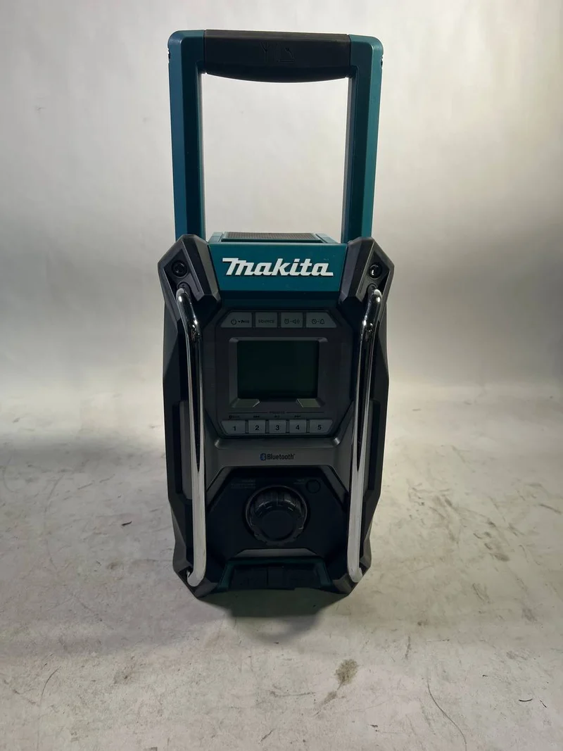 Makita MR 002 GZ Radio à batterie rechargeable 12 V - 40 V max CXT LXT XGT FM 3,5 mm AUX USB IP65 Solo - sans batterie, sans chargeur.