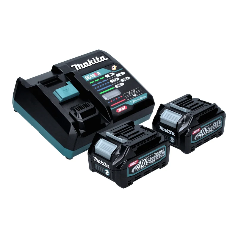 Makita MR 007 GD201 Radio de chantier sans fil 12 - 40 V max. Bluetooth DAB+ USB + 2x batterie 2,5 Ah + chargeur