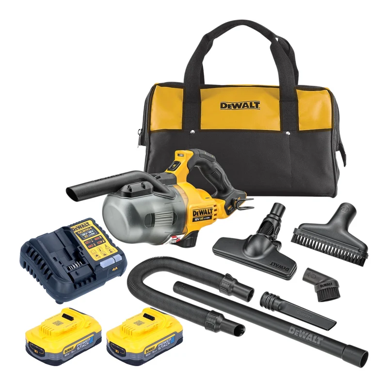 DeWalt DCV 501 LH2 Aspirateur sans fil 18 V 0,7 l classe de poussière L + 2x Powerstack batterie 5,0 Ah + chargeur