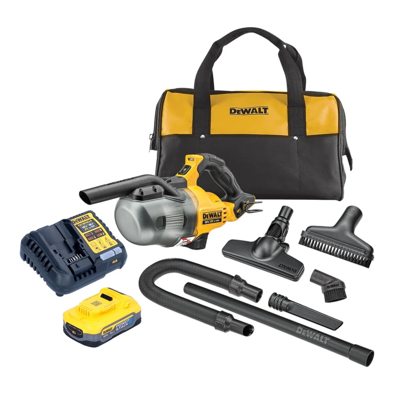DeWalt DCV 501 LH1 Aspirateur sans fil 18 V 0,7 l classe de poussière L + 1x batterie Powerstack 5,0 Ah + chargeur