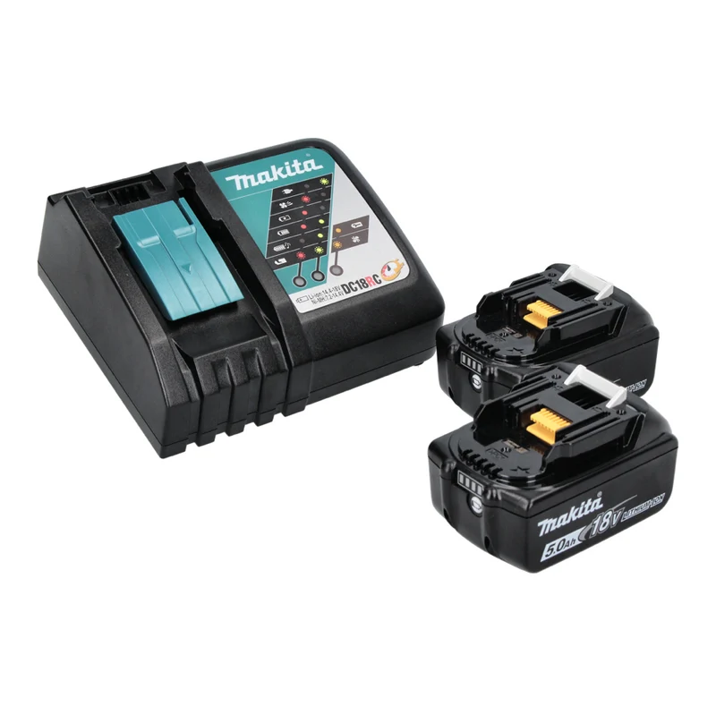 Makita DCL 180 RT Aspirateur à batterie 18 V vert + 2x batterie 5,0 Ah + chargeur