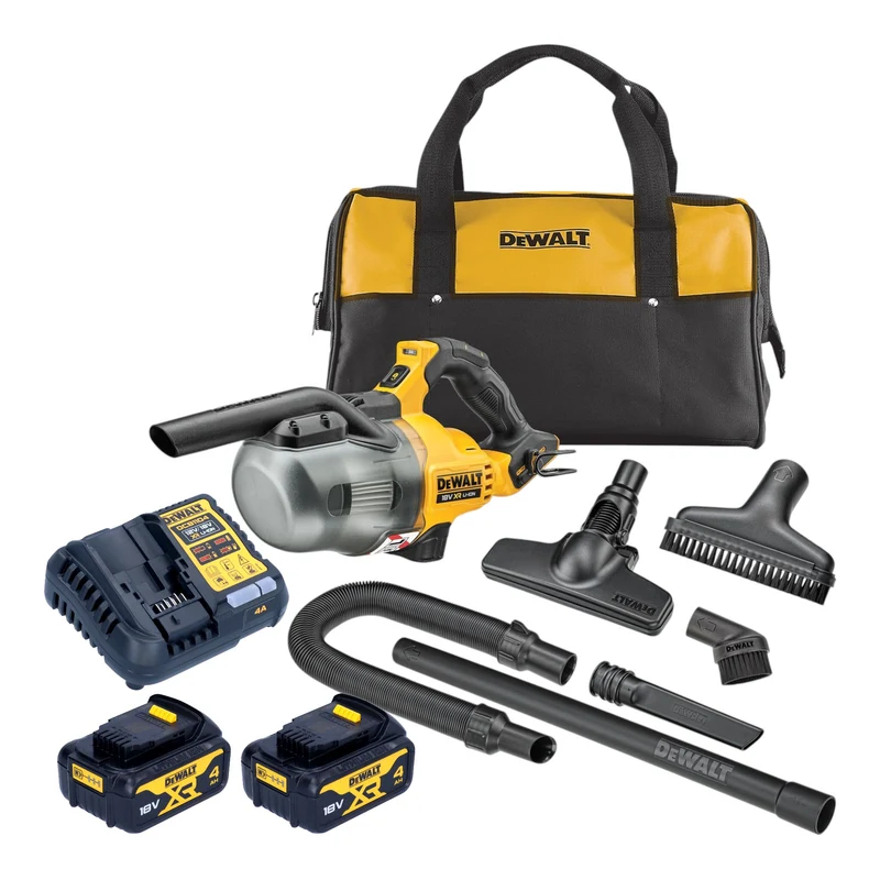 DeWalt DCV 501 LM2 Aspirateur sans fil 18 V 0,7 l classe de poussière L + 2x batterie 4,0 Ah + chargeur