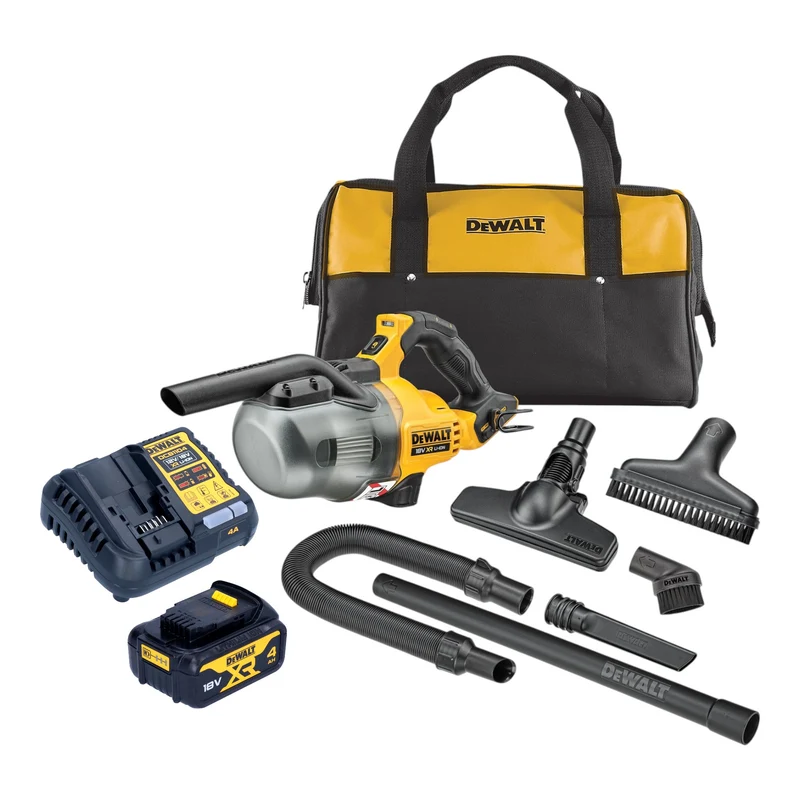 DeWalt DCV 501 LM1 Aspirateur sans fil 18 V 0,7 l classe de poussière L + 1x batterie 4,0 Ah + chargeur