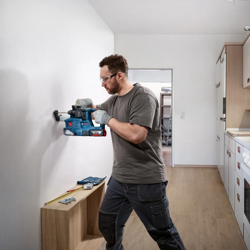 Bosch GDE 18V-12 Professional Aspirateur intégré ( 1600A028H6 ) pour GBH 18V-22