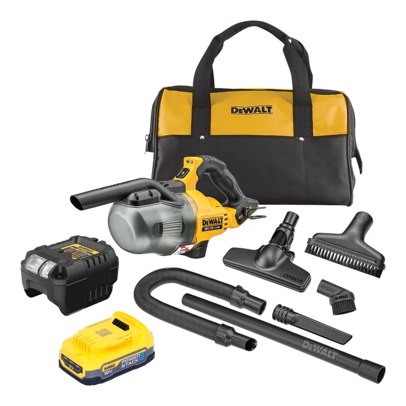 DeWalt DCV 501 LE1 Aspirateur sans fil 18 V 0,7 l classe de poussière L + 1x batterie Powerstack 1,7 Ah + chargeur