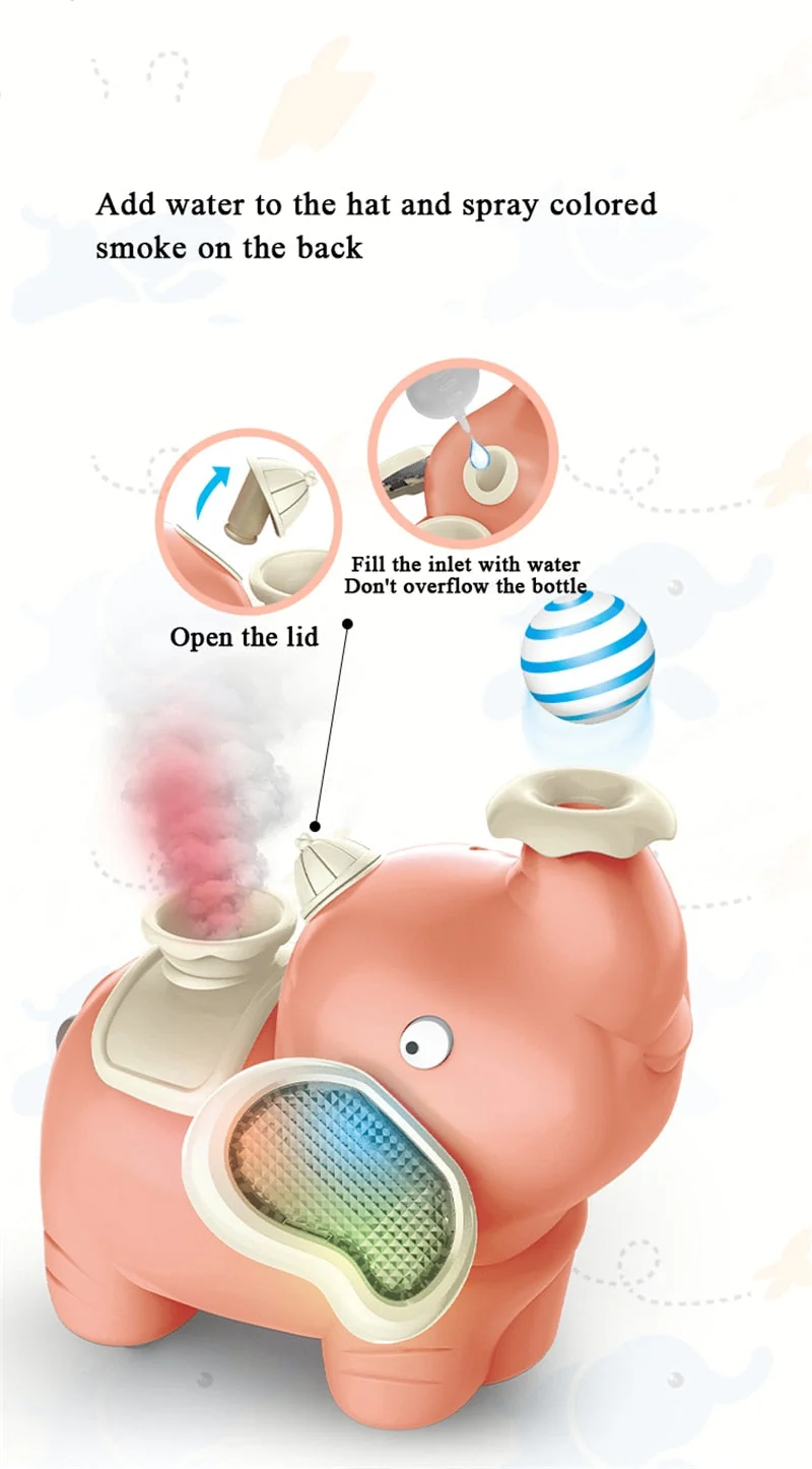 Elephant Levitation Ball Musical Humidifier