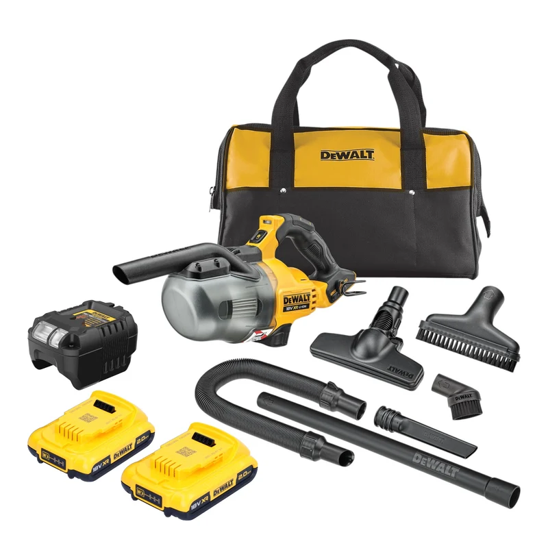 DeWalt DCV 501 LD2 Aspirateur sans fil 18 V 0,7 l classe de poussière L + 2x batterie 2,0 Ah + chargeur