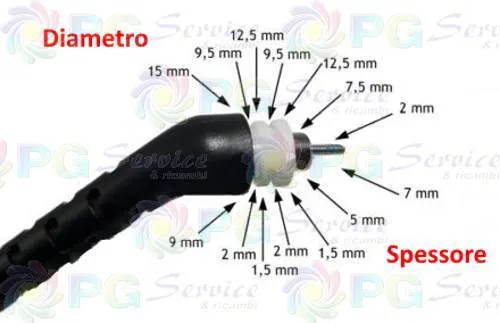 Cavo alimentazione Gammapiù per piastra per capelli Imetec Bellissima 036 Ferry