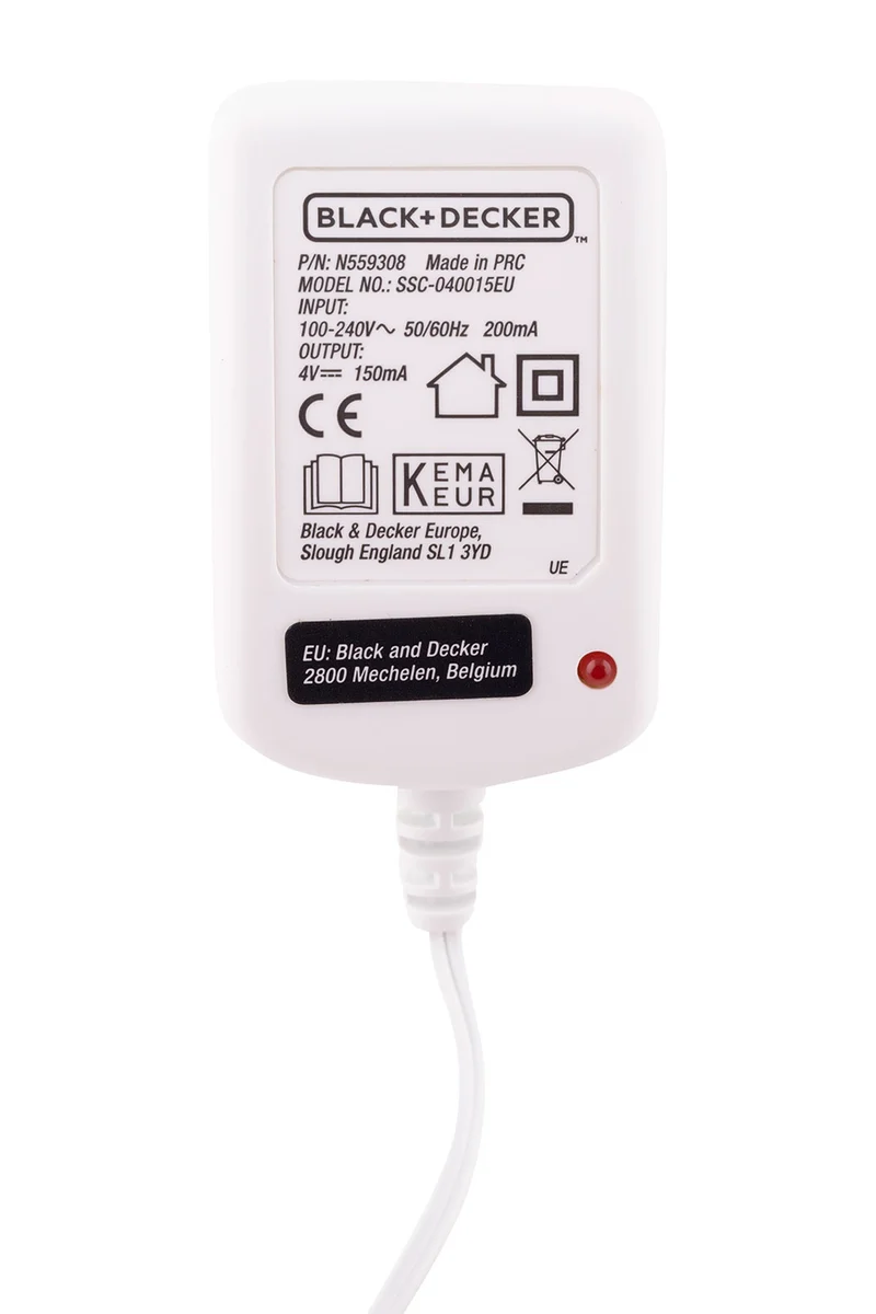 Black & Decker caricatore carica batterie aspirabriciole DustBuster NVC115J 3.6V