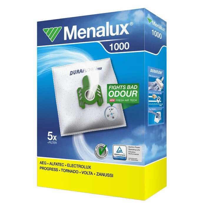 Menalux 1000 5x sacchi aspirapolvere Alfatec A4315 500E AEG Vampyr Ergo Nimis