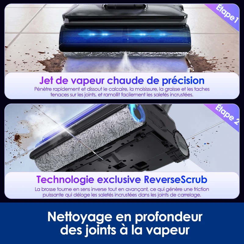Tineco Floor One S9 Artist Boost Steam Aspirateur Laveur
