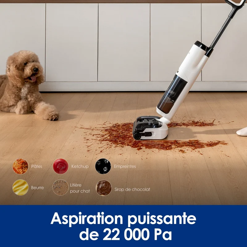 Tineco Floor One I6 Max Pro Aspirateur Laveur Sec et Humide