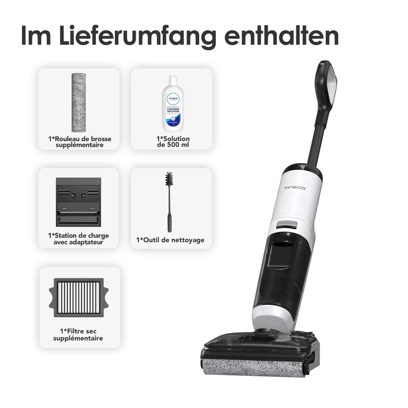 Tineco Floor One I6 Max Pro Aspirateur Laveur Sec et Humide