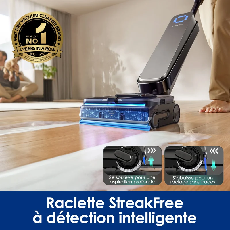 Tineco Floor One S9 Scientist Aspirateur Laveur