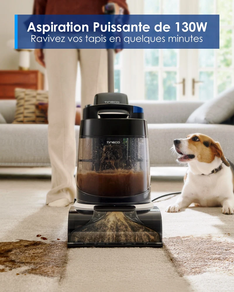 Tineco CARPET ONE Cruiser Nettoyeur de Tapis Intelligent