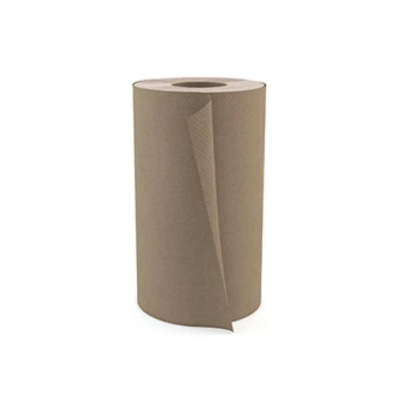 Brown Hand Towel Paper 8" x 205' - PAPMR205K - Box of 24 rolls