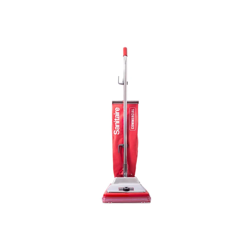 Sanitaire SC886 TRADITION Commercial Upright Vacuum, Chrome/Red
