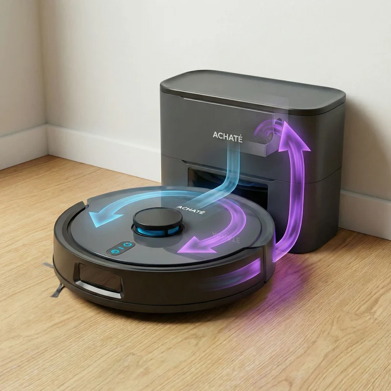 Achaté Robot Aspirateur Laveur