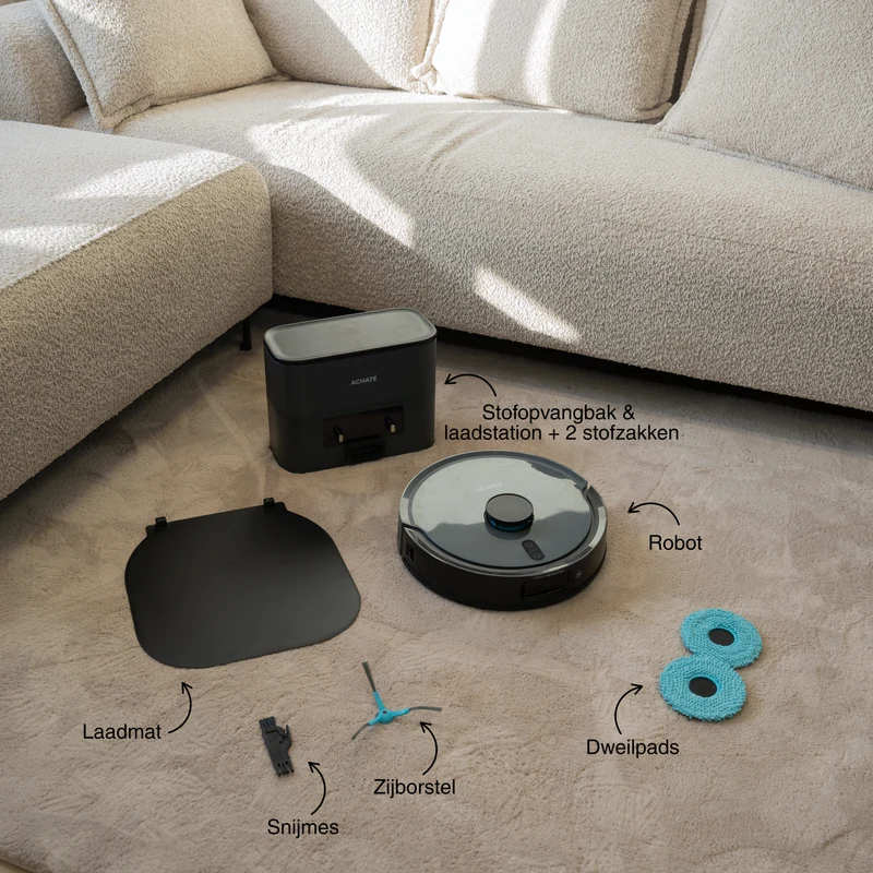 Achaté Robot Aspirateur Laveur
