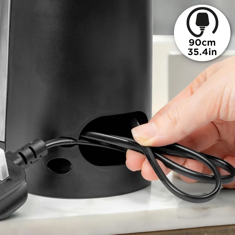 Duronic CO60 Ouvre-boîte électrique 50W Ouvre boîtes de conserve automatique Aiguiseur de couteaux Décapsuleur pour bouteille Permet de retirer les capsules des bouteilles et cannettes