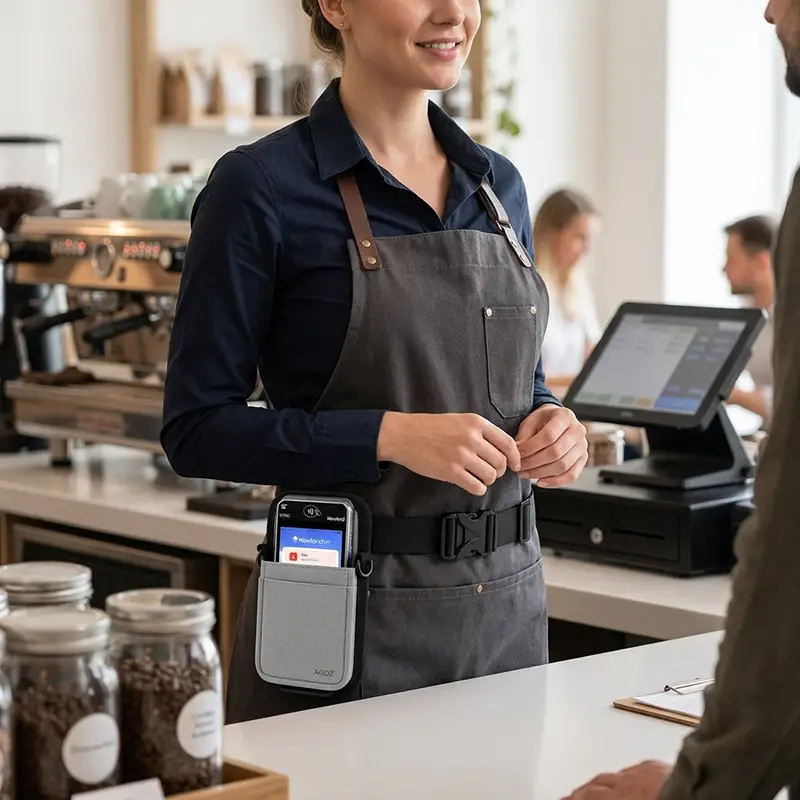 Étui ceinture pour terminal de point de vente Newland pour caisse mobile | Agoz
