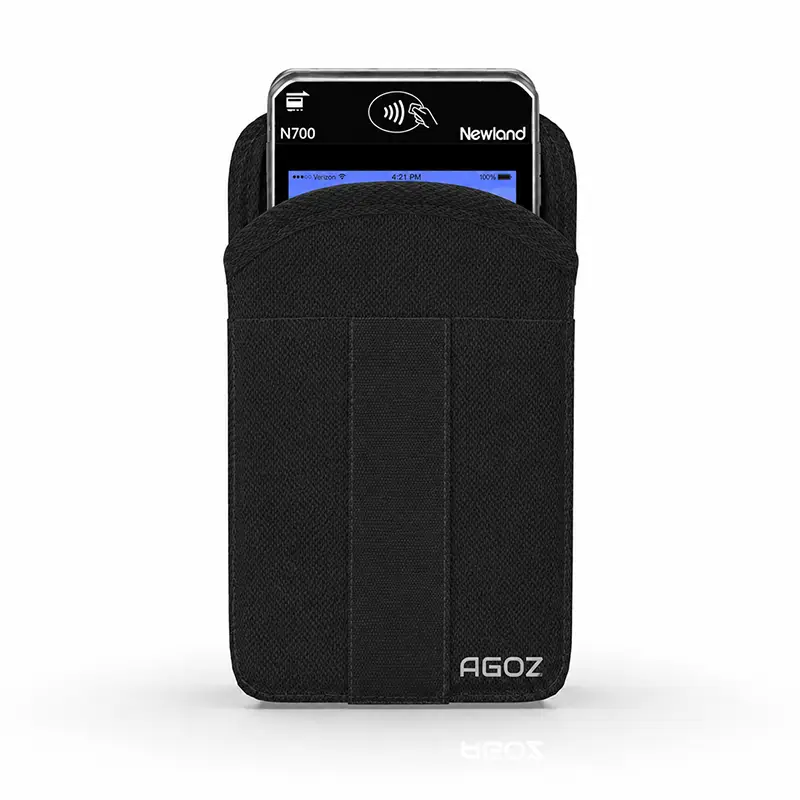 Étui pour terminal POS Newland avec poche avant pour équipes de service | Agoz