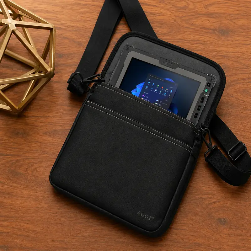 Étui de transport pour tablette Getac avec bandoulière pour opérations sur le terrain | Agoz