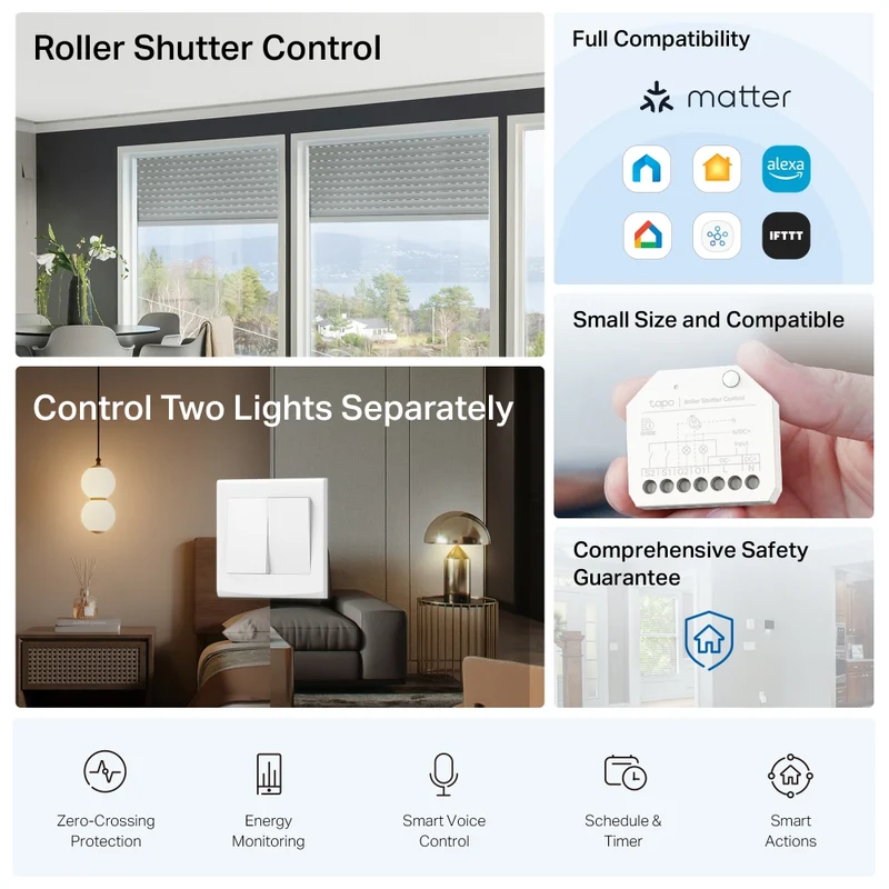 Module interrupteur Connecté Relais Double - Tapo S112