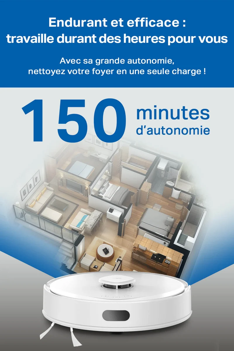 Aspirateur Robot Laveur 5300 Pa - Tapo RV30 Max White
