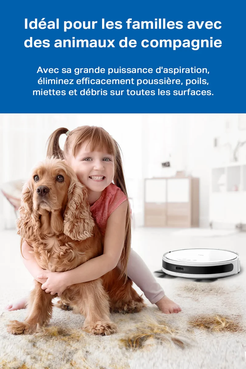 Aspirateur Robot Laveur 5300 Pa avec Station de Vidange - Tapo RV20 Max Plus White