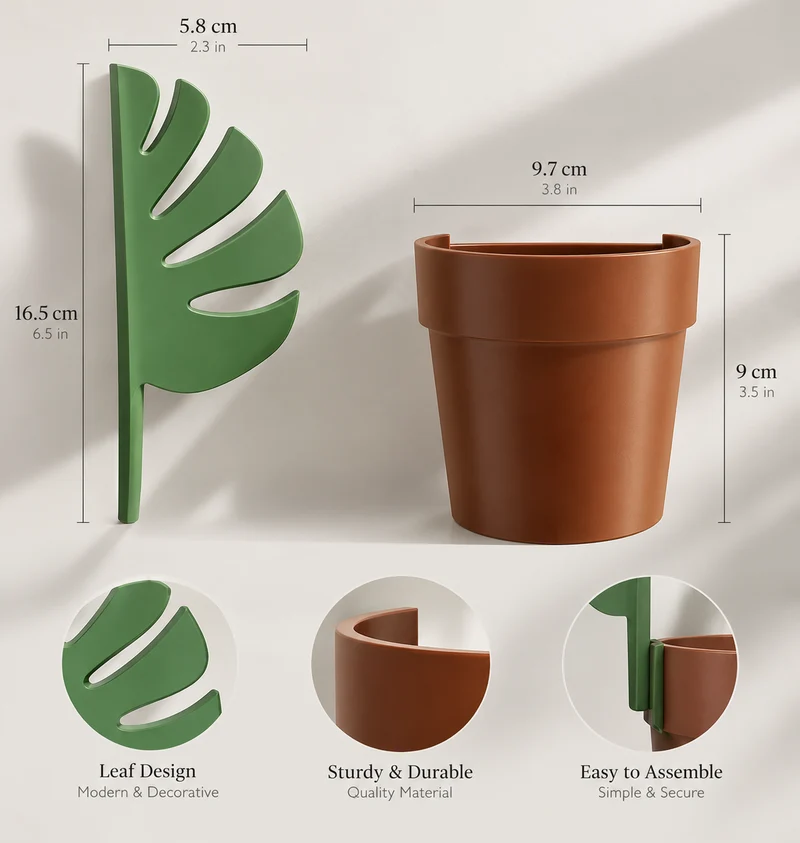 Mirror Pot Bathroom Organizer