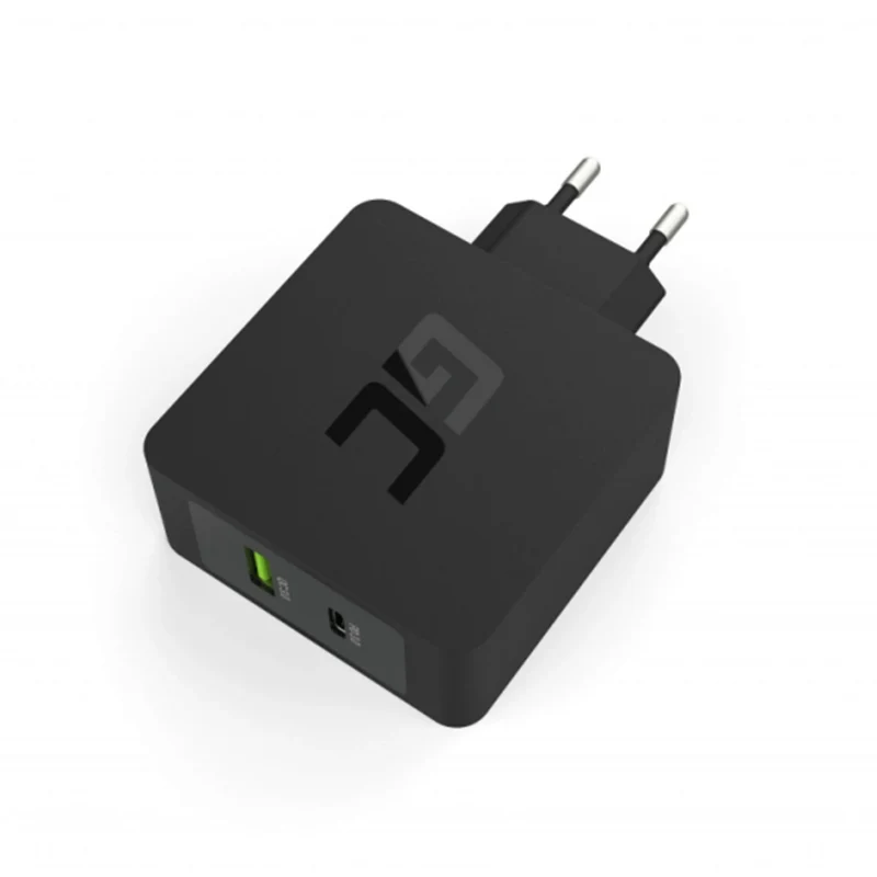 GREEN CELL - Chargeur - 30W - Alimentation - Noir - USB-C & USB-A