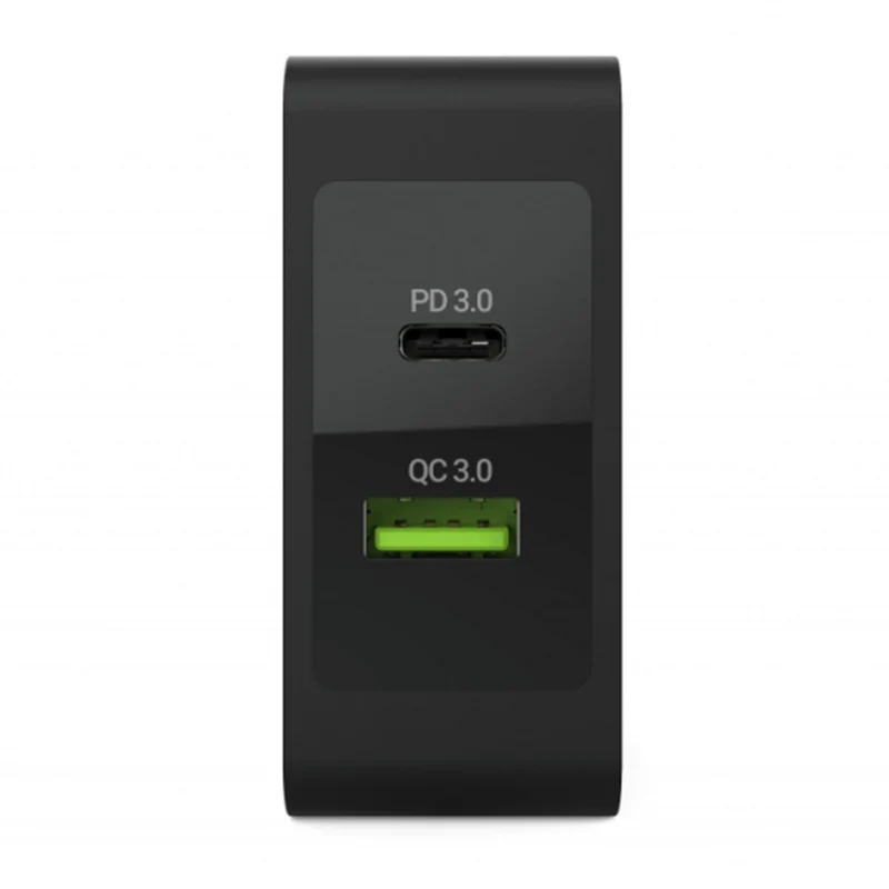 GREEN CELL - Chargeur - 30W - Alimentation - Noir - USB-C & USB-A