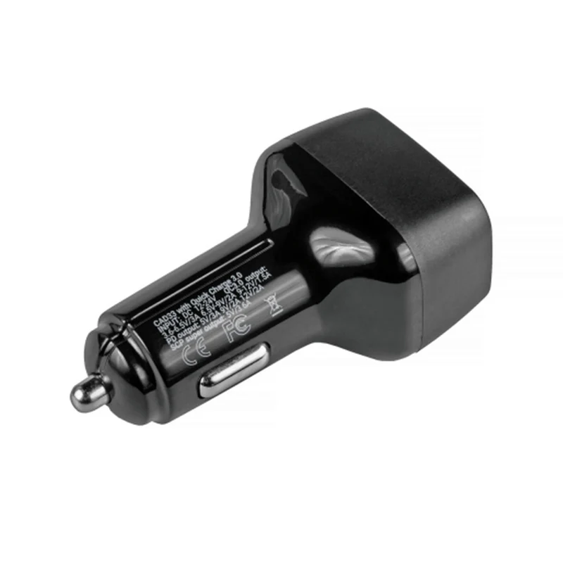 GREEN CELL - Chargeur de voiture - 1x USB-C & 1x USB-A