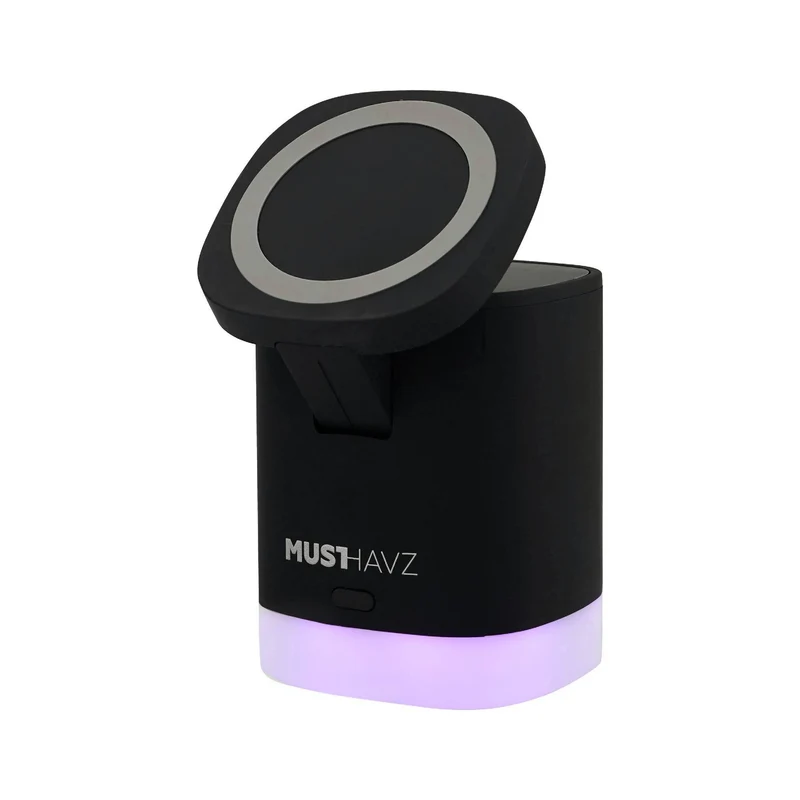 MUSTHAVZ - Mag4 - Station de recharge sans fil - Adapté à l’Apple Watch, aux AirPods et à l’iPhone