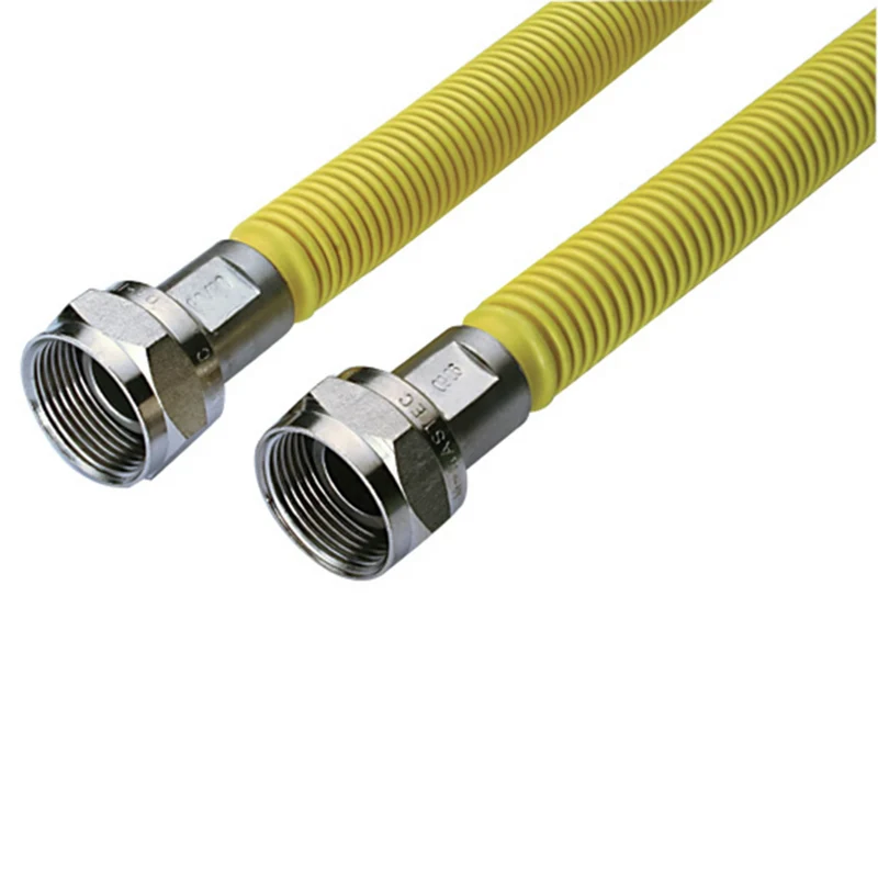 SCANPART - Kit de raccordement gaz - Norme NL - 1/2"(F) - 1/2"(F) - 120 cm