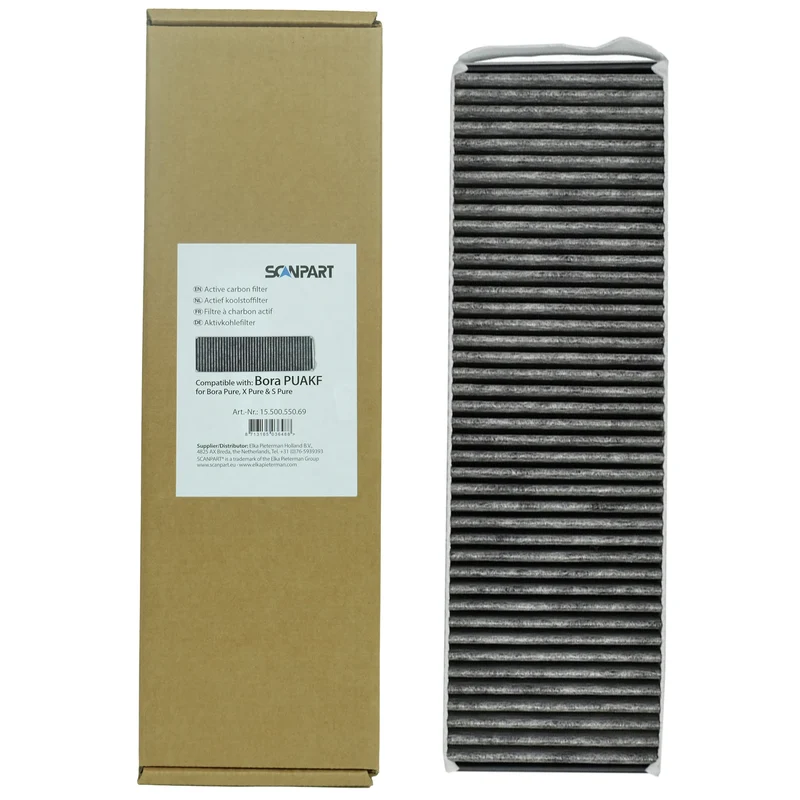 SCANPART - filtre à charbon actif 430x130mm - PUAKF