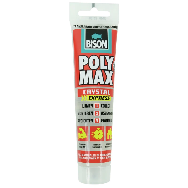 BISON - adhésif d’assemblage transparent 90 gr. - Poly Max