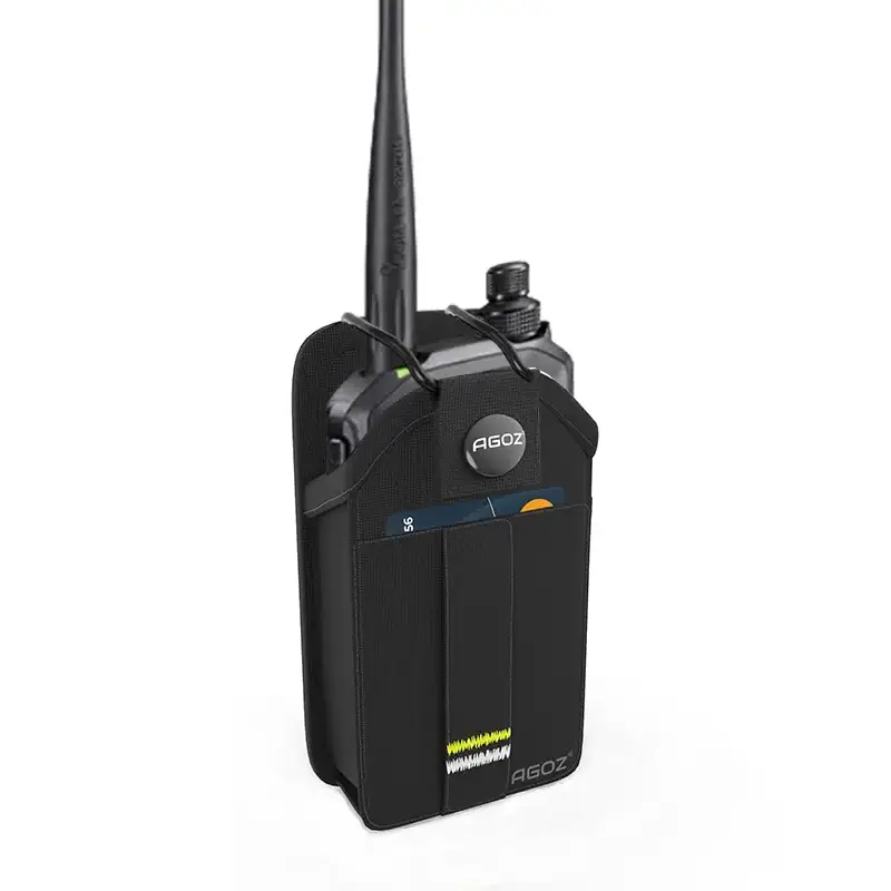 Étui robuste pour radio Icom avec fermeture à pression